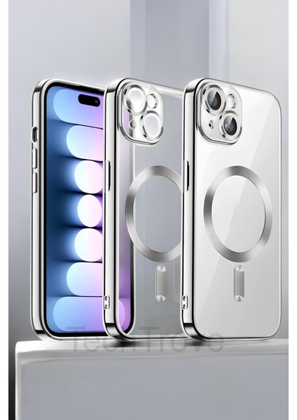 iPhone 14 Kılıf Kamera Korumalı Sararma Yapmaz Magsafe Şarj Özellikli A++ Kalite Kapak