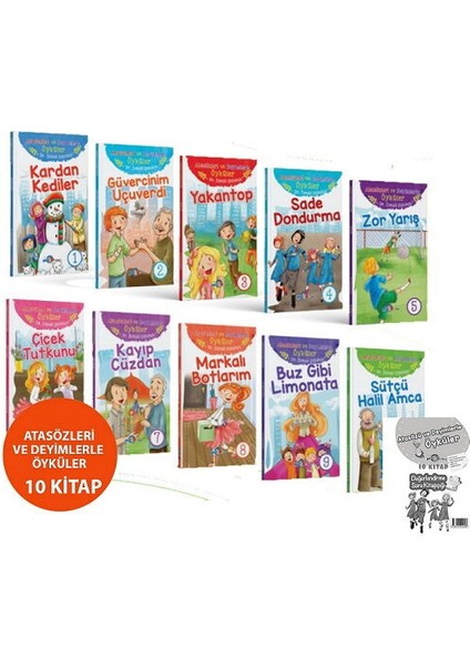 Atasözleri ve Deyimlerle Öyküler 10 Kitap Set