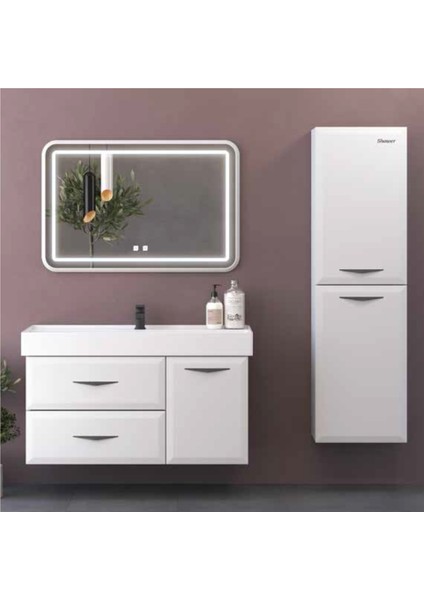 Truva Banyo Dolabı 100 cm (Boy Dolabı Dahil Değildir.)