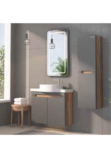 Serin Banyo Dolabı 80 cm (Boy Dolabı Dahil Değildir.)