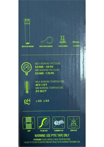 Daire Bina ve Apartman Girişi Klor Önleyici Koku Önleyici Su Arıtma Cihazı fırsatları