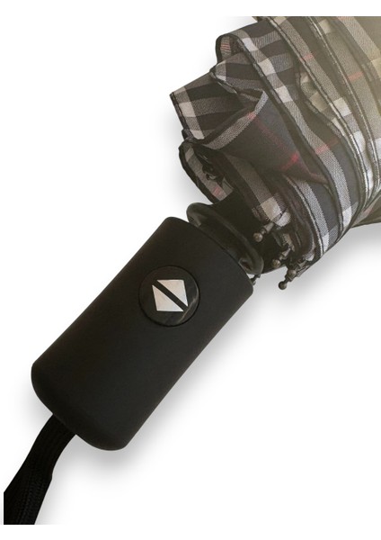 Kırmızı Ekoseli Tam Otomatik 8 Telli Kısa Şemsiye indirimleri