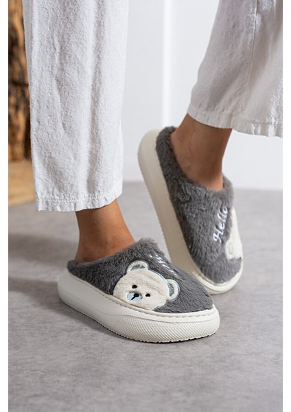 Kadın Peluş Panduf Kışlık Dikişli Yıkanabilir Sıcak Tutan Kürklü Hafif Kaymaz Rahat Taban fiyatları