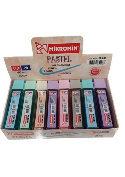 Mikro M-601 60MM 0.9mm 60MM Pastel 48 Tüp