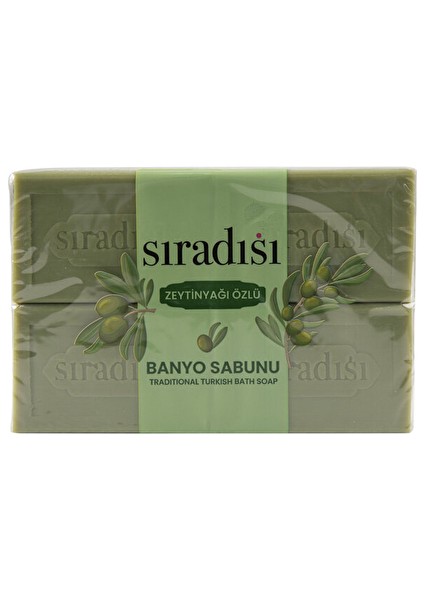 3 Adet Sıradışı Banyo Sabunu 4*150 G Zeytinyağı Özlü