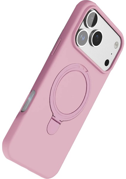 Xmpdby Newface Apple Iphone 17 Pro Max Regal Magsafe Standlı Kapak - Açık Pembe fırsatları