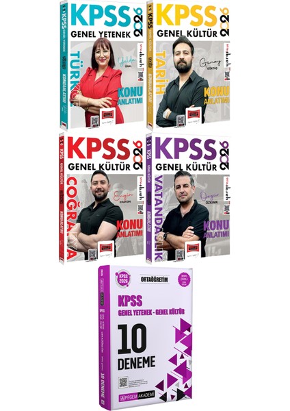 2026 Kpss Türkçe Tarih Coğrafya Vatandaşlık Konu Anlatımı - 2026 Kpss Ortaöğretim Çözümlü 10 Deneme