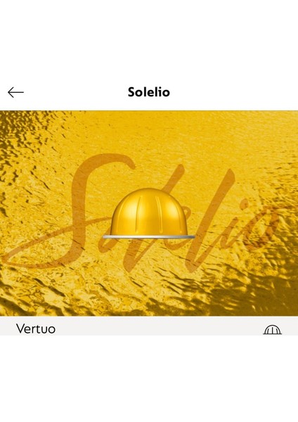 Solelio Vertuo Kapsül Kahve 10 Lu (Vertuo Makineler Için Uygundur)