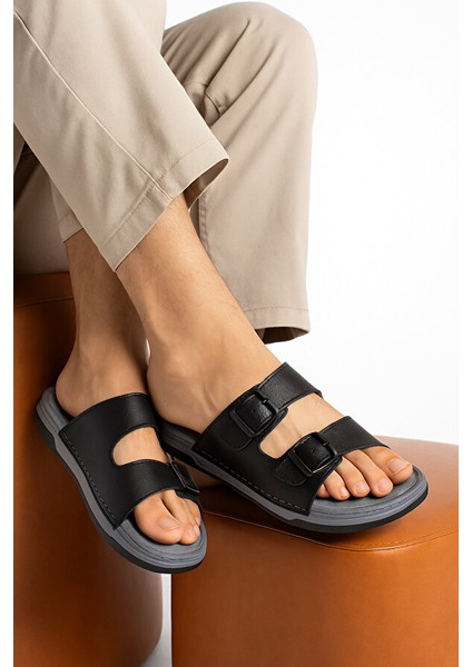 Erkek Ortopedik Dikişli Esnek Rahat Çift Monta Terlik fiyatları