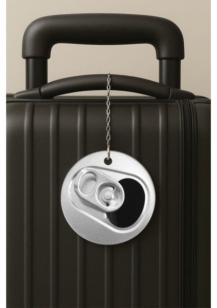 Teneke Desenli Uv Baskılı Pleksi Bavul Etiketi Seyahat Tatil Valiz Etiketi