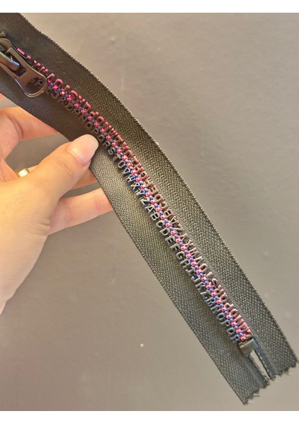 22X4 cm Dişli Harfli Fermuar modelleri