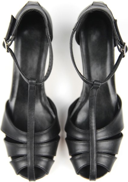 Queenn Kadın Klasik Kısa Topuklu (4 Cm) Ayakkabı Siyah Cilt fırsatları