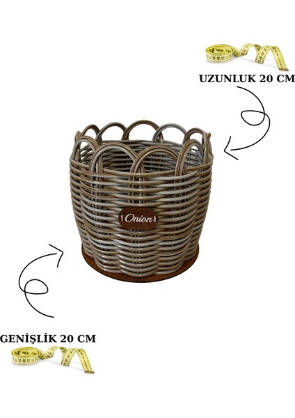 Raddancore Küçük Boy Soğanlık/soğan Sepeti