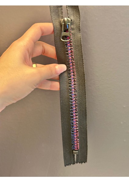 22X4 cm Dişli Harfli Fermuar