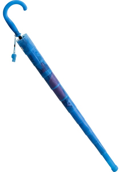 Katlanabilen Koruma Kılıflı Bardaklı Düdüklü 70 Cm! Mavi Çocuk Şemsiyesi modelleri
