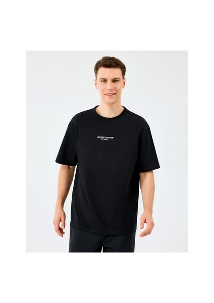 S231094-3817 M Graphic Tee Reflect Logo Oversize Erkek Tişört