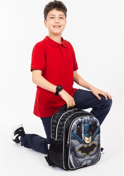 Batman Figürlü Lisanslı Ilkokul Sırt Çantası modelleri