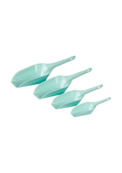 4 Parça Ölçü Erzak Kürek Kaşık (5332)