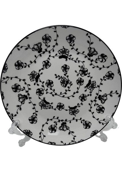 Porselen Zen Pasta Tabak 19 cm 2 Adet