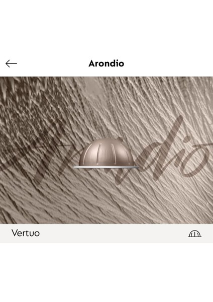 Arondio Vertuo Kapsül Kahve 10 Lu (Vertuo Makineler Için Uygundur)