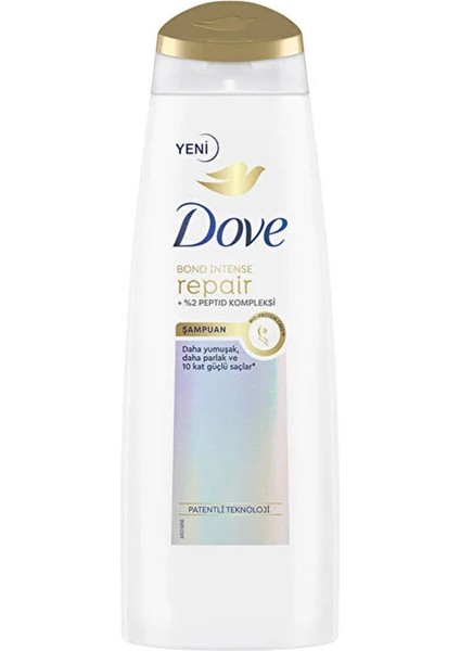2 Adet Dove Bond Intense Repair Şampuan 400 ml fiyatları