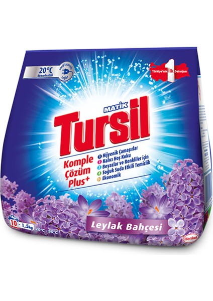 Çamaşır Deterjanı Leylak Bahçesi 10 Yıkama 1,5 kg 3 Adet