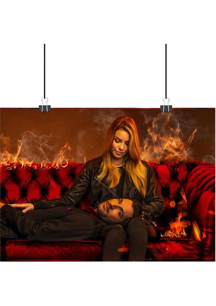 Lucifer Morningstar Poster3 - Retro Duvar Dekoru