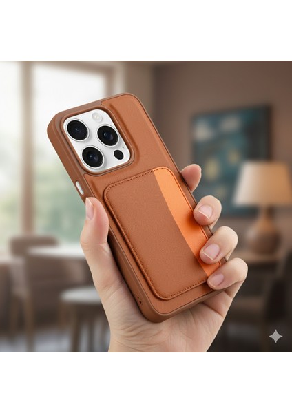 Xiaomi Redmi 15C Uyumlu Kılıf Çift Renkli Kartlıklı Deri Tasarımlı Cüzdan Kapak