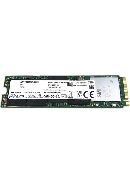 512GB Nvme 2100/1600MB/S M2PCIE Nvme 2280 Tlc 3d-Nand SSD Solid State Refrubıshed modelleri