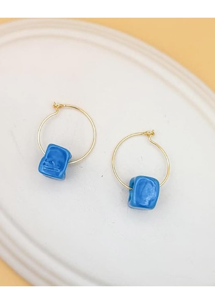 Mavi Nazar Halka Küpe-2 indirimleri