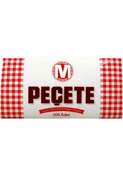 M Süper Ekonomik Peçete 200'LÜ 3 Adet