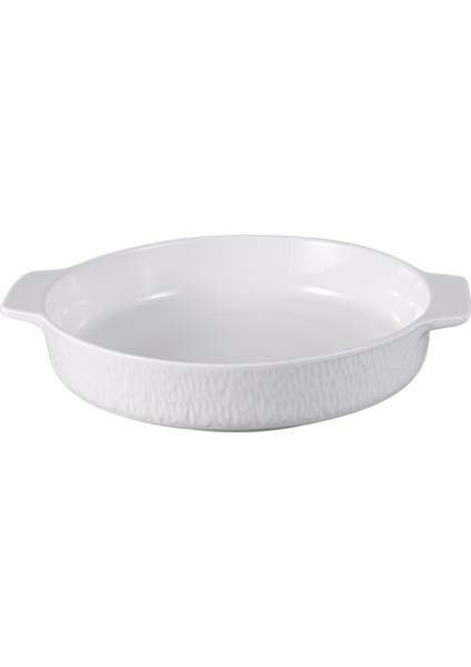 Porselen Oval Fırın Kabı 22.6 cm 3 Adet