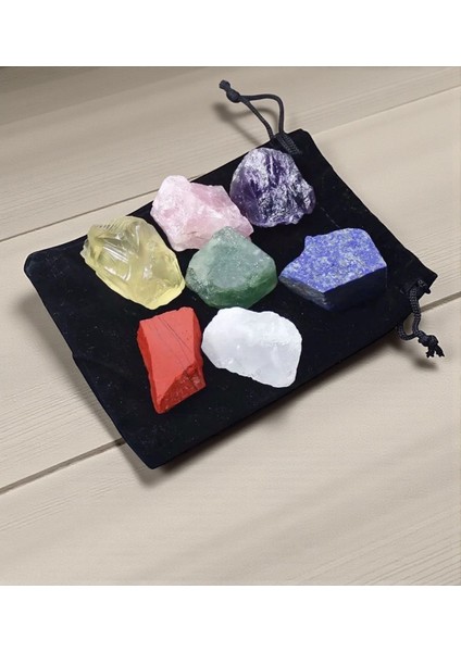 7 Çakra Ham Doğal Taş Set