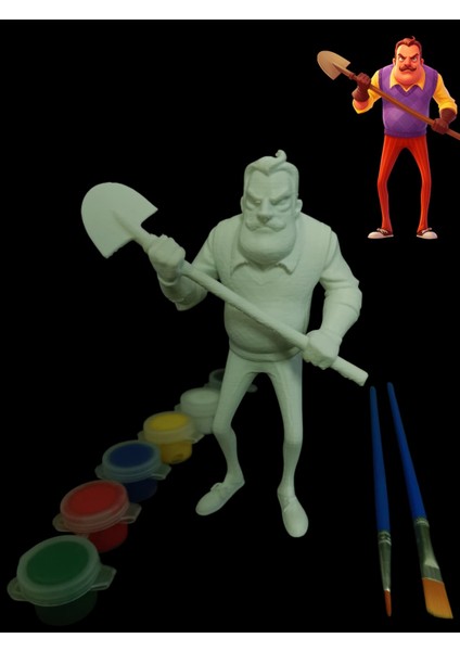 Hello Neighbor 3D Figür Boyama Seti