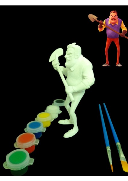 Hello Neighbor 3D Figür Boyama Seti modelleri