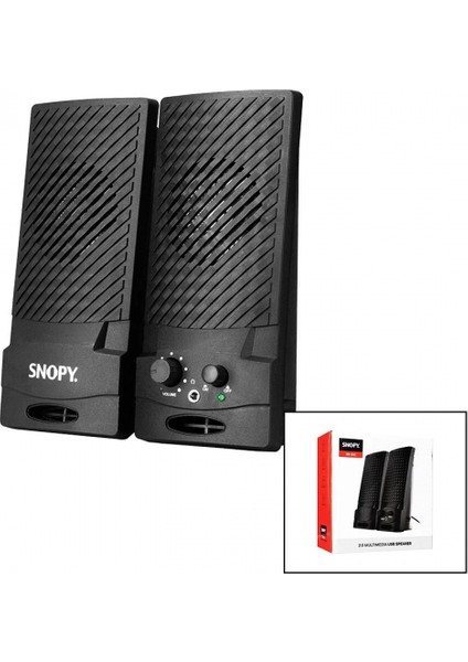 Snopy SN-510 USB 2.0 Multimedya 1+1 Hoparlör Speaker Set 4W (5324)