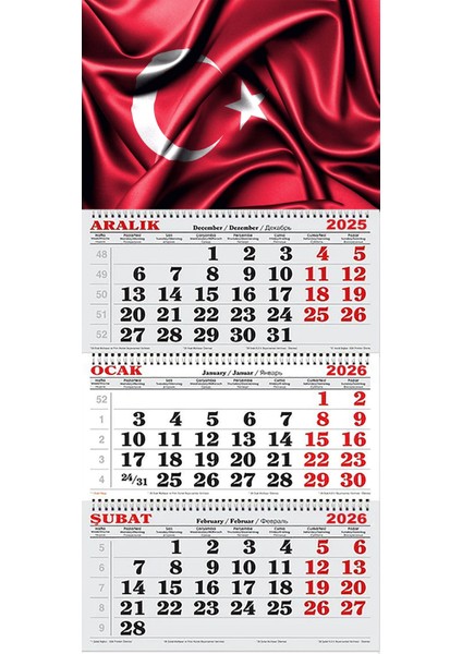 2026 Yılı Gemici-Türk Bayrağı