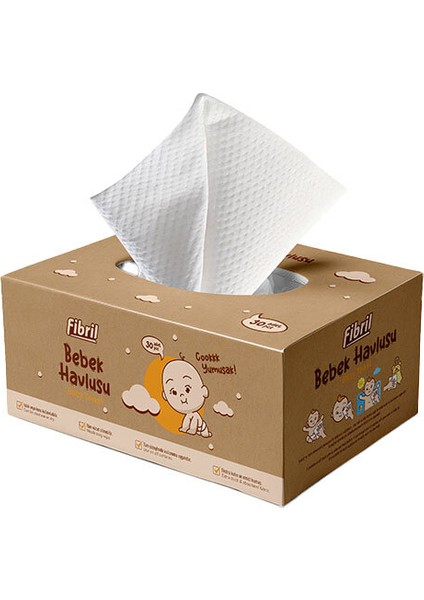 3 Adet Fibril Bebek Havlusu 30'lu fiyatları