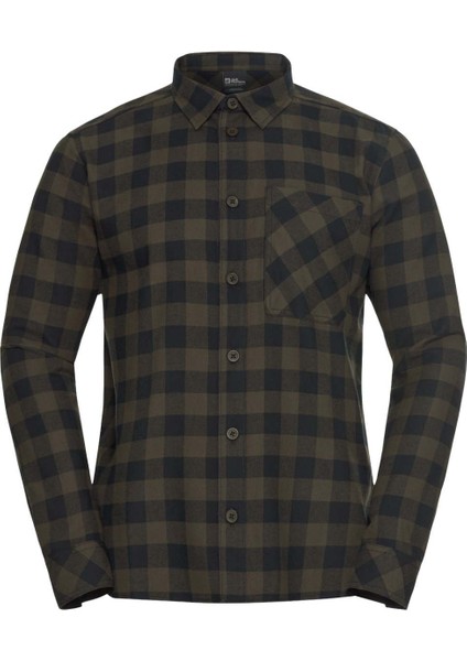 Lite Flannel Shirt Erkek Yeşil Gömlek modelleri