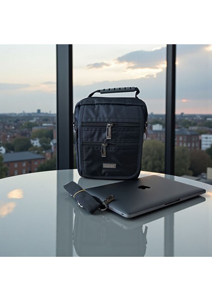 Kapaklı Erkek Omuz Çanta