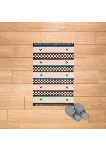 Soft Smila Kilim - Bej - 60X90 cm