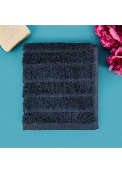 Soft Kadife El Havlusu - Antrasit - 30X50 cm
