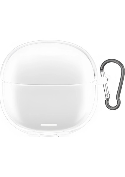 Xiaomi Redmi Buds 6 Lite Uyumlu Şeffaf Anahtar Askılıklı Bluetooth Kulaklık Kılıfı - FC927