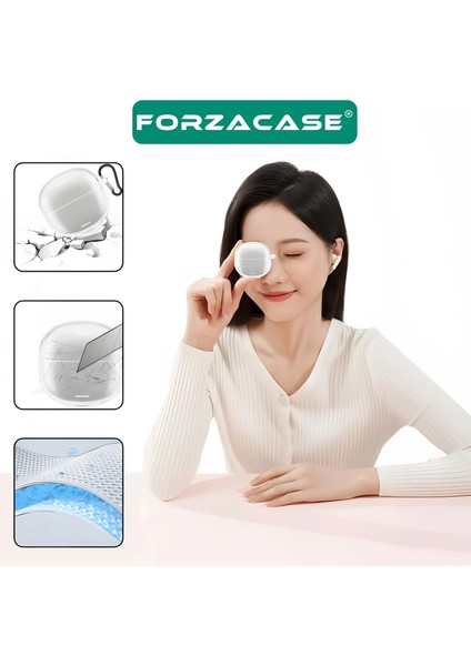 Xiaomi Redmi Buds 6 Lite Uyumlu Şeffaf Anahtar Askılıklı Bluetooth Kulaklık Kılıfı - FC927 fiyatları