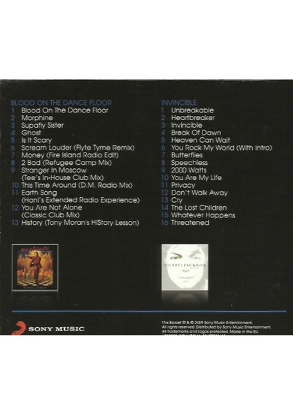 Michael Jackson – Blood On The Dance Floor / Invincible - 2 Cd-Plak Değildir fiyatları