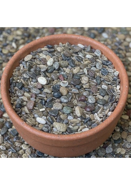 Doğal Dekoratif Akvaryum & Saksı Çakıl Taşı – Karışık Renkli (1 Kg) modelleri