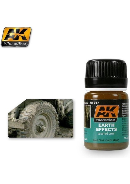 Ak 017 35 Ml. Toprak Efekti, Enamel Model Boyası