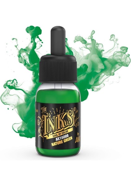 Ak 16008 30 Ml. Akrilik Mürekkep, Nature Green
