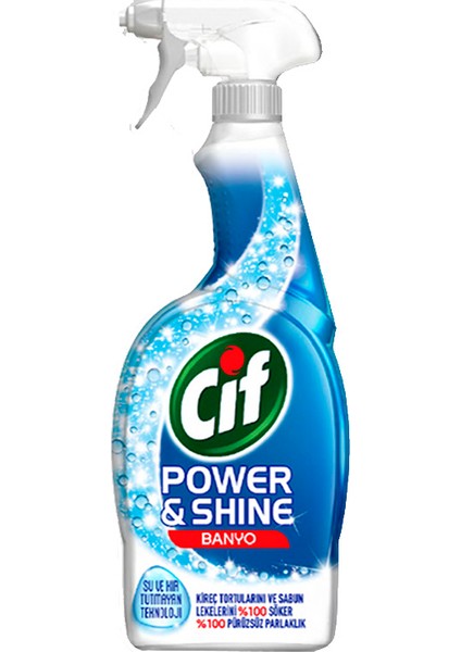 2 Adet Cif Power Shine Yüzey Temizleyici Sprey 750 ml Banyo fiyatları