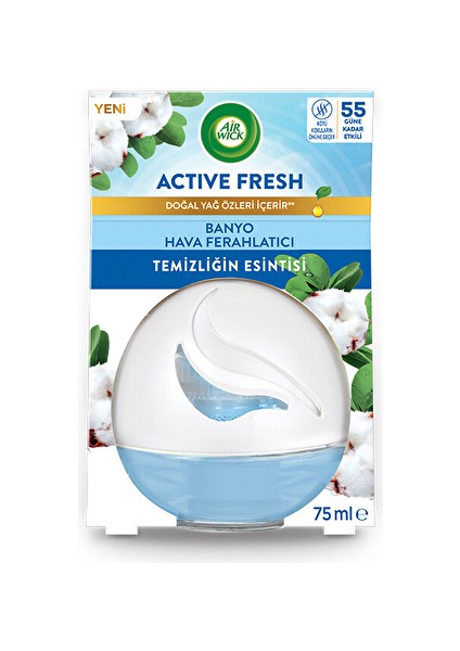2 Adet Air Wick Oda Kokusu Decosphere Temizliğin Esintisi 75 ml